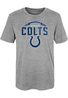 Indianapolis Colts Boys Grey Blitz Ball Short Sleeve T-Shirt