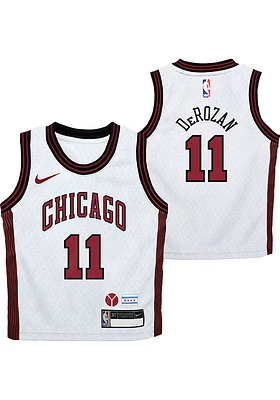 Demar DeRozan  Nike Chicago Bulls Toddler White City Edition Replica Jersey Basketball