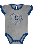 Indianapolis Colts Baby Blue Too Much Love 2PK Design Set One Piece