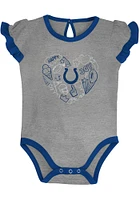Indianapolis Colts Baby Blue Too Much Love 2PK Set One Piece