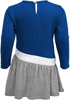 Indianapolis Colts Toddler Blue Heart To Long Sleeve Dress