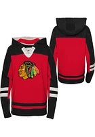 Chicago Blackhawks Youth Red Ageless Revisited Long Sleeve Hoodie