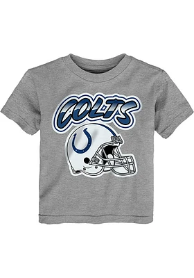 Indianapolis Colts Toddler Grey Huddle Up Short Sleeve T-Shirt