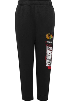 Chicago Blackhawks Youth Black Power Move Sweatpants