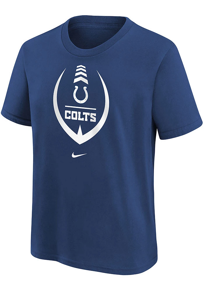 Nike Indianapolis Colts Youth Blue Football Icon Short Sleeve T-Shirt