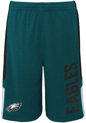 Philadelphia Eagles Youth Midnight Green Lateral Shorts