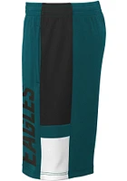 Philadelphia Eagles Youth Midnight Green Lateral Shorts