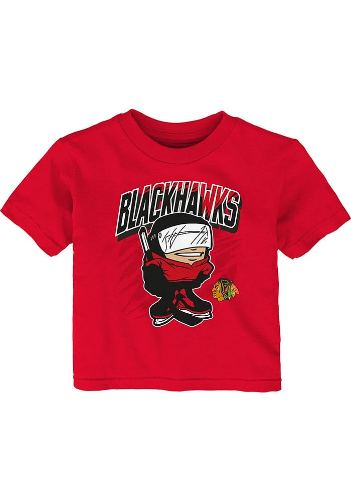 Chicago Blackhawks Infant Tuff Guy Short Sleeve T-Shirt Red