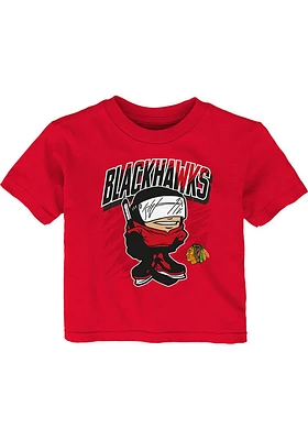 Chicago Blackhawks Infant Tuff Guy Short Sleeve T-Shirt Red
