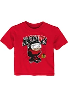 Chicago Blackhawks Infant Tuff Guy Short Sleeve T-Shirt Red
