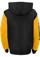 Pittsburgh Steelers Youth Black Poster Board Long Sleeve Full Zip Jacket