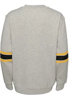 Pittsburgh Steelers Youth Grey Fan Fave Long Sleeve Crew Sweatshirt