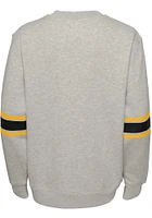 Pittsburgh Steelers Boys Grey Fan Fave Long Sleeve Crew Sweatshirt