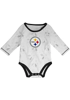 Pittsburgh Steelers Infant Black Dream Team Hat Set Top and Bottom