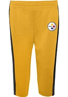 Pittsburgh Steelers Infant Black Little Kicker LS Set Top and Bottom