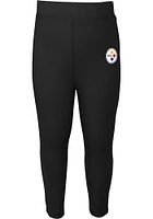 Pittsburgh Steelers Infant Girls Black Forever Love Set Top and Bottom