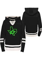 Dallas Stars Youth Black Ageless Revisited 3rd Long Sleeve Hoodie