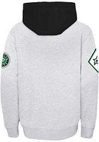 Dallas Stars Youth Grey Star Shootout Long Sleeve Hoodie