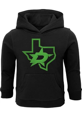 Dallas Stars Toddler Black Prime 3rd Jersey Long Sleeve Hooded Sweatshirt