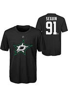 Tyler Seguin Dallas Stars Youth Black Flat NN Perf Player Tee