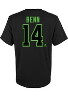Jamie Benn Dallas Stars Youth Black Flat Third NN Player Tee