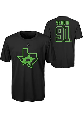 Tyler Seguin Dallas Stars Youth Black NN Player Tee