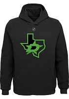 Tyler Seguin Outer Stuff Dallas Stars Youth Flat Third NN Long Sleeve Player Hoodie Black