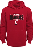 Cincinnati Bearcats Boys Red Draft Pick Long Sleeve Hooded Sweatshirt