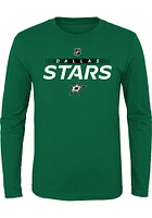 Dallas Stars Youth Kelly Green Apro Prime Long Sleeve T-Shirt