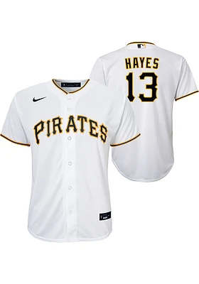 Ke'Bryan Hayes  Nike Pittsburgh Pirates Youth White Replica Edition Jersey