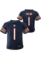 Justin Fields Chicago Bears Toddler Navy Blue Nike Home Football Jersey