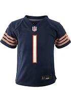 Justin Fields Chicago Bears Toddler Navy Blue Nike Home Football Jersey