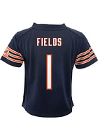 Justin Fields Chicago Bears Baby Navy Blue Nike Home Football Jersey