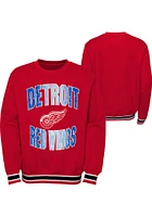 Detroit Red Wings Youth Classic Blueliner Long Sleeve Crew Sweatshirt