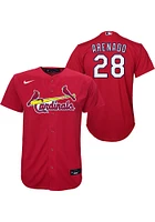 Nolan Arenado  St Louis Cardinals Boys Red Alt 2 Replica Baseball Jersey