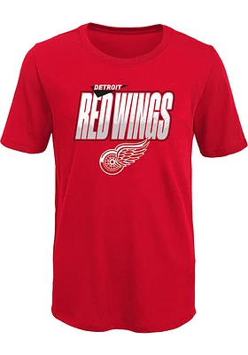 Detroit Red Wings Youth Frosty Center Short Sleeve T-Shirt