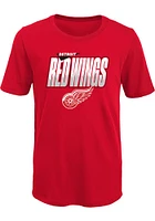 Detroit Red Wings Youth Frosty Center Short Sleeve T-Shirt