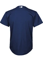 Nike Detroit Tigers Boys Navy Blue Alt 1 Blank Replica Baseball Jersey