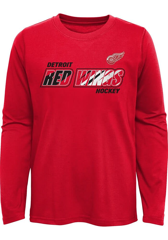 Detroit Red Wings Youth Rink Reimagined Long Sleeve T-Shirt