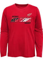 Detroit Red Wings Youth Rink Reimagined Long Sleeve T-Shirt