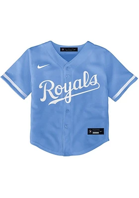 Nike Kansas City Royals Baby Light Blue Alt Replica Blank Jersey Baseball