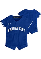 Nike Kansas City Royals Baby Blue Alt Replica Romper Jersey Baseball