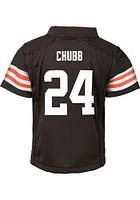 Nick Chubb Cleveland Browns Toddler Brown Nike Home Football Jersey