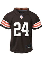 Nick Chubb Cleveland Browns Toddler Brown Nike Home Football Jersey
