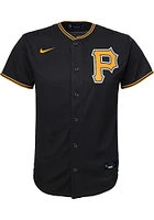 Nike Pittsburgh Pirates Youth Black Alt 1 Blank Replica Jersey