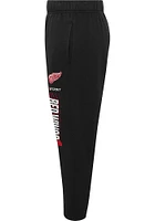 Detroit Red Wings Youth Black Power Move Sweatpants