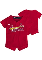 Nike St Louis Cardinals Baby Red Alt Blank Replica Romper Jersey Baseball
