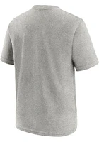 Nike Detroit Tigers Boys Grey Team Engineered Short Sleeve T-Shirt