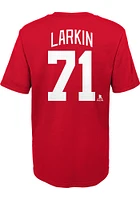 Dylan Larkin  Detroit Red Wings Boys Flat NN Short Sleeve T-Shirt