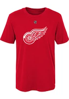 Dylan Larkin  Detroit Red Wings Boys Flat NN Short Sleeve T-Shirt